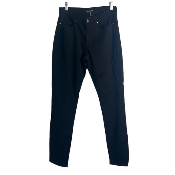 Eileen Fisher Black Organic Cotton Skinny Jeans Size 10 - Picture 1 of 10